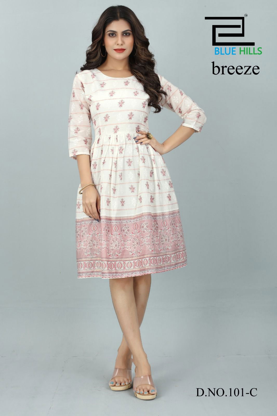 Breeze By Blue Hills 101-A To D Short Designer Kurtis Catalog